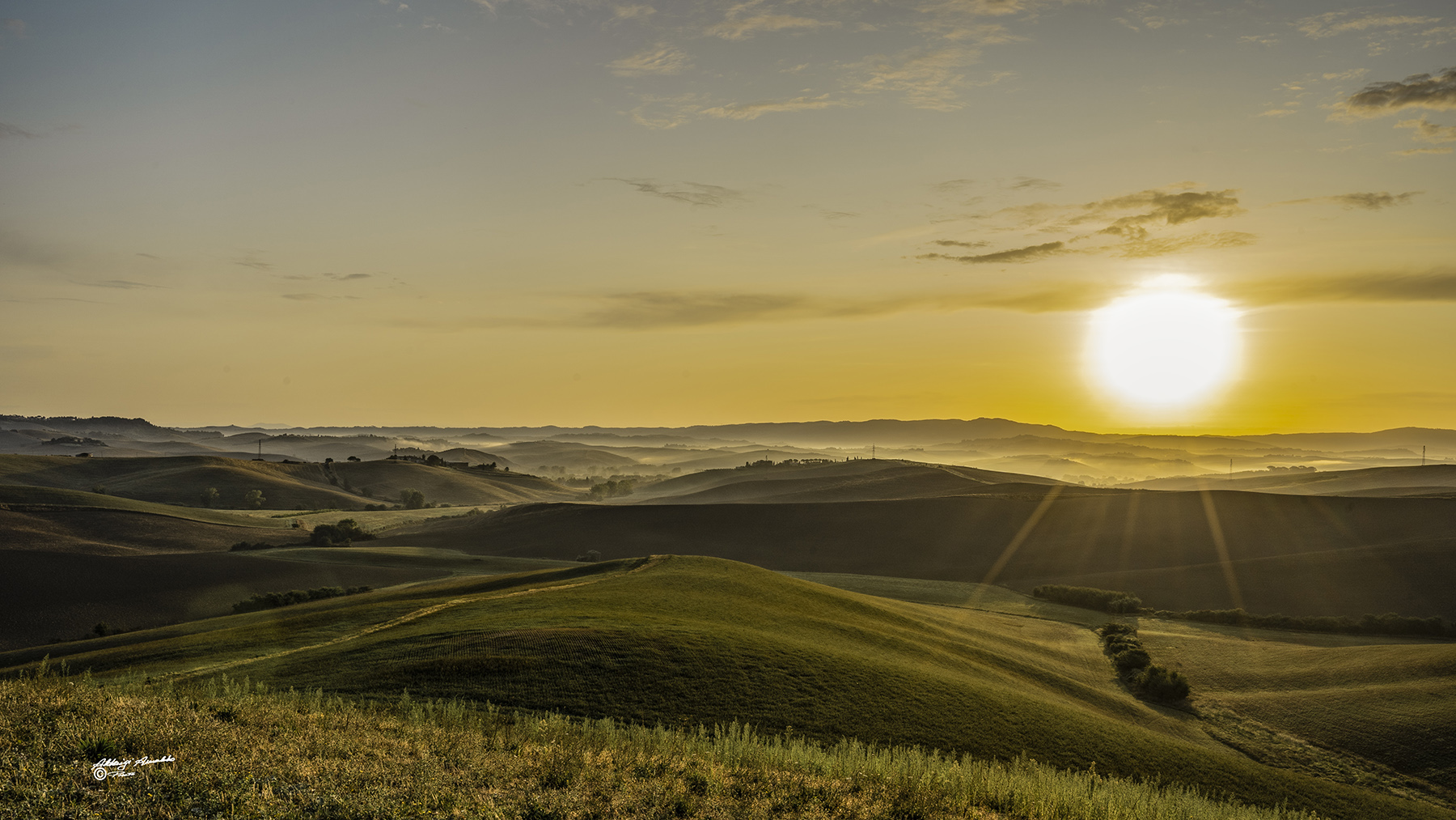 Prime luci dell'alba