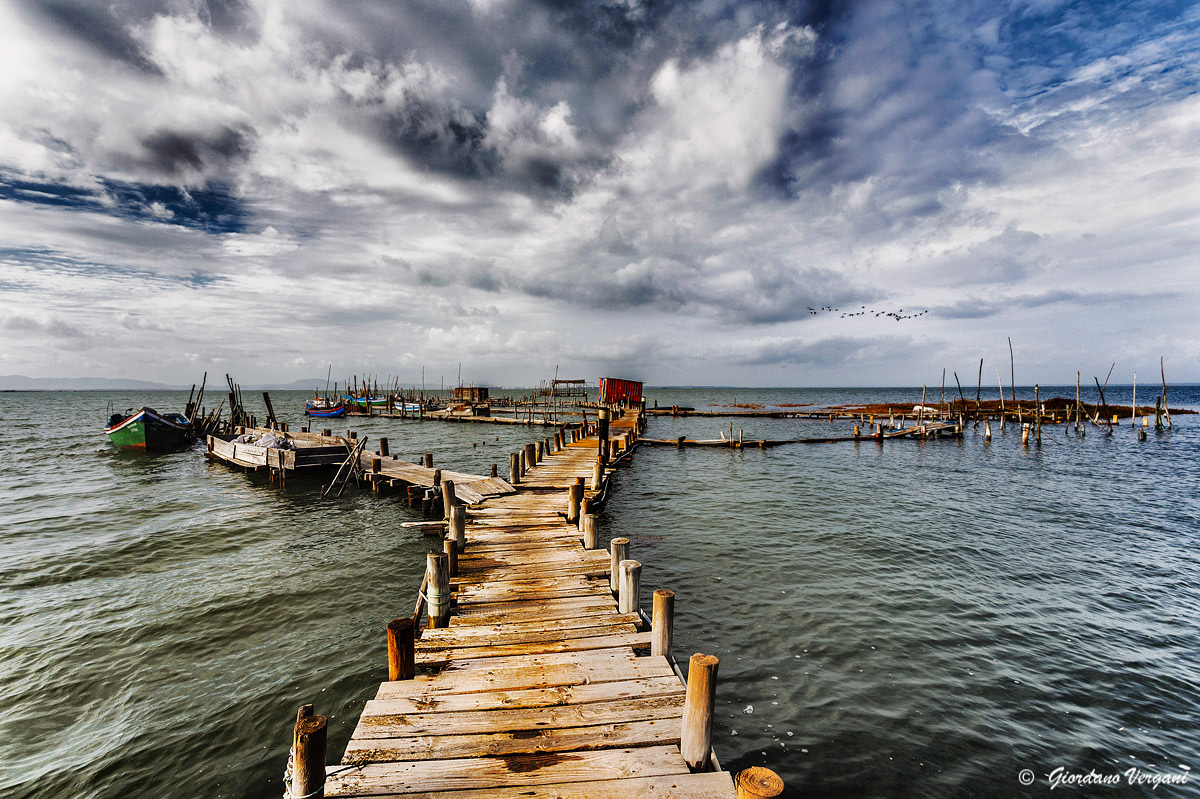 Pontile palafitico de Carrasqueira
