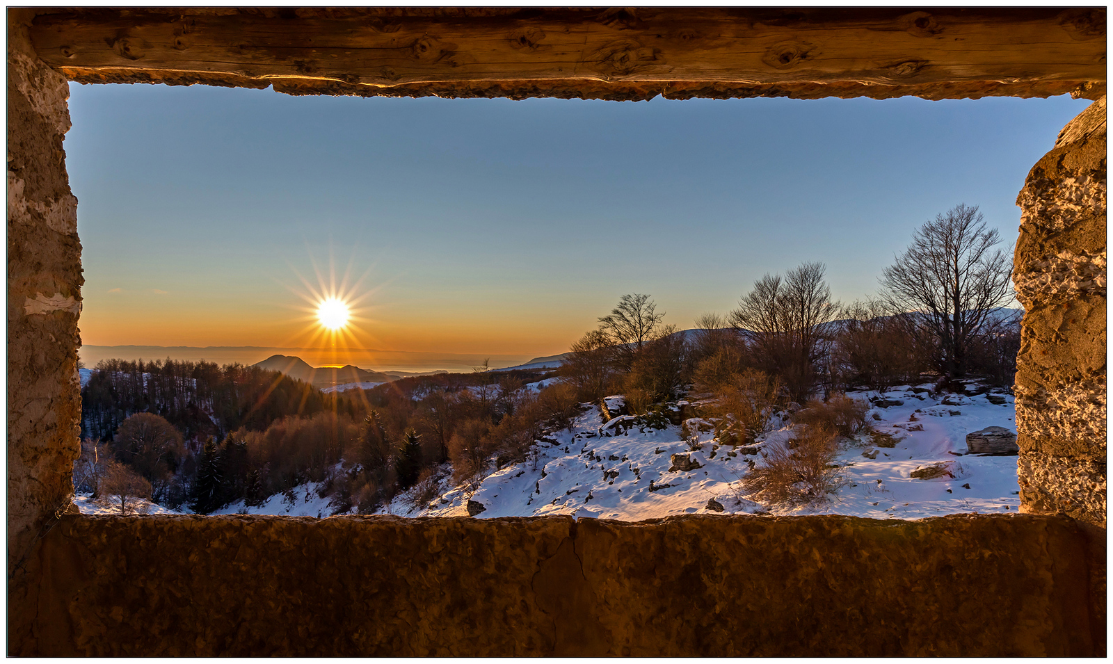 Una finestra panoramica.