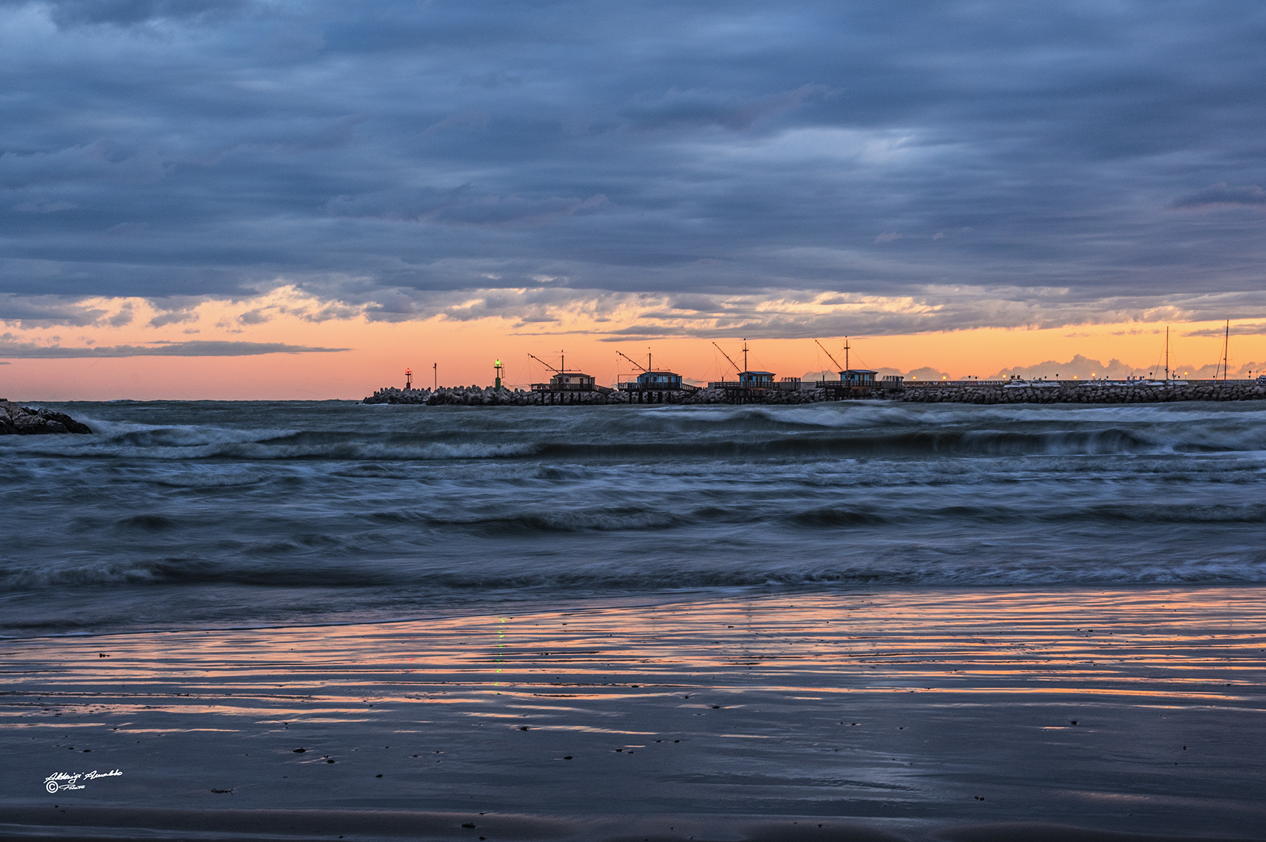 Agitazioni sui Trabucchi all'alba..
