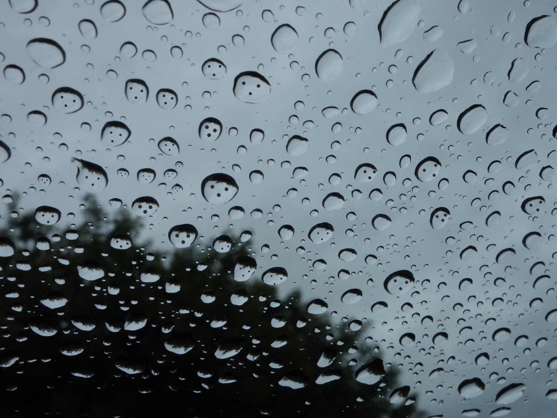 Gocce sul parabrezza