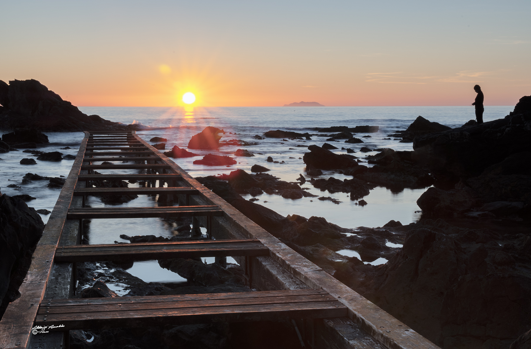 Il Pontile al tramonto..