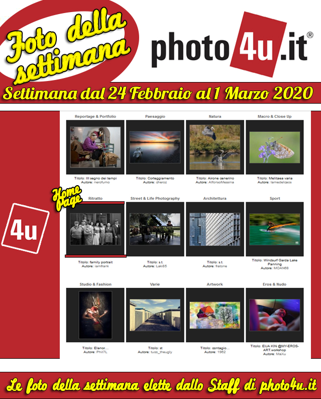 FdS Settimana dal 24 Febbraio al 1 Marzo 2020