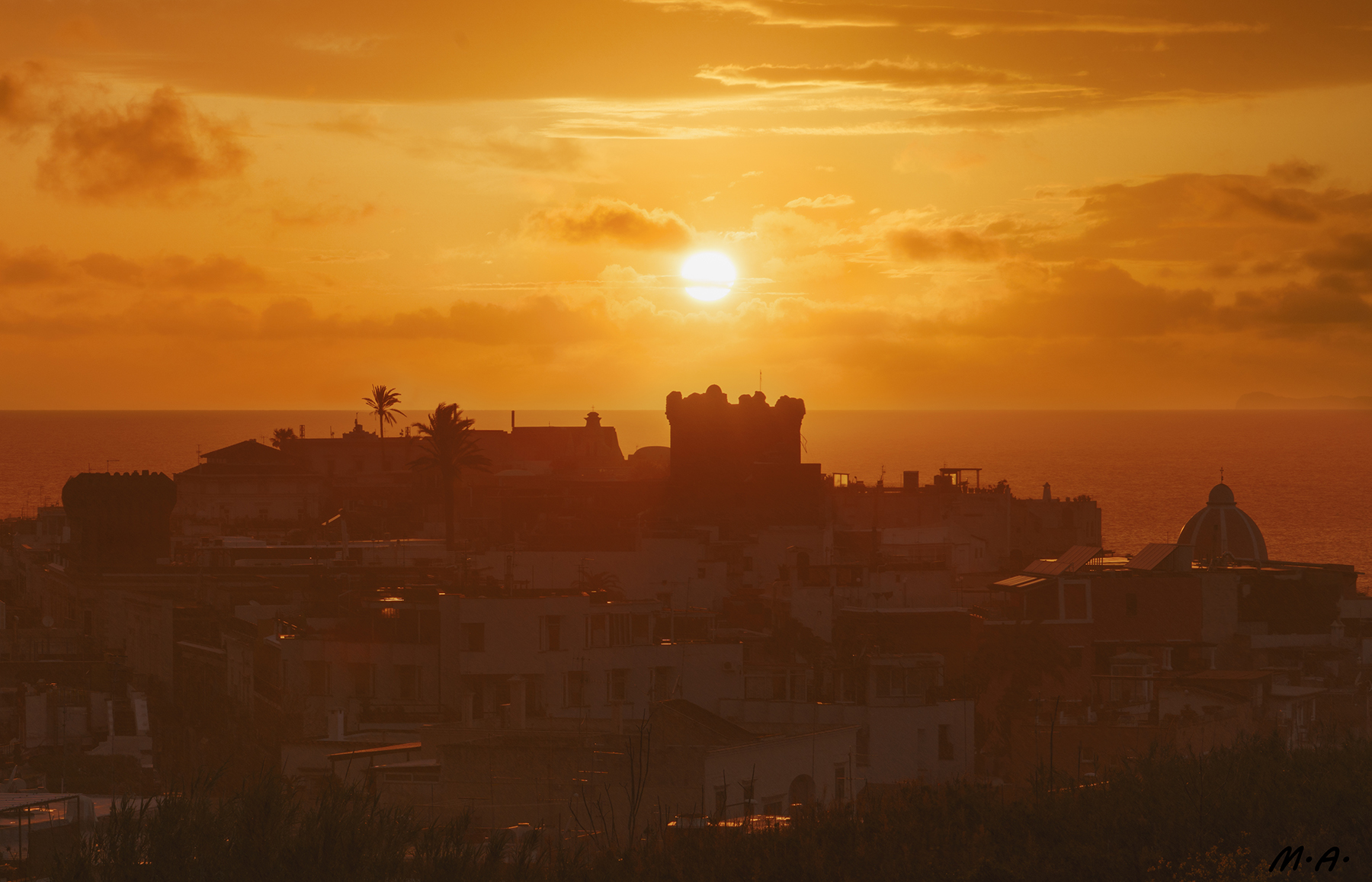 Il tramonto ai tempi del coronavirus