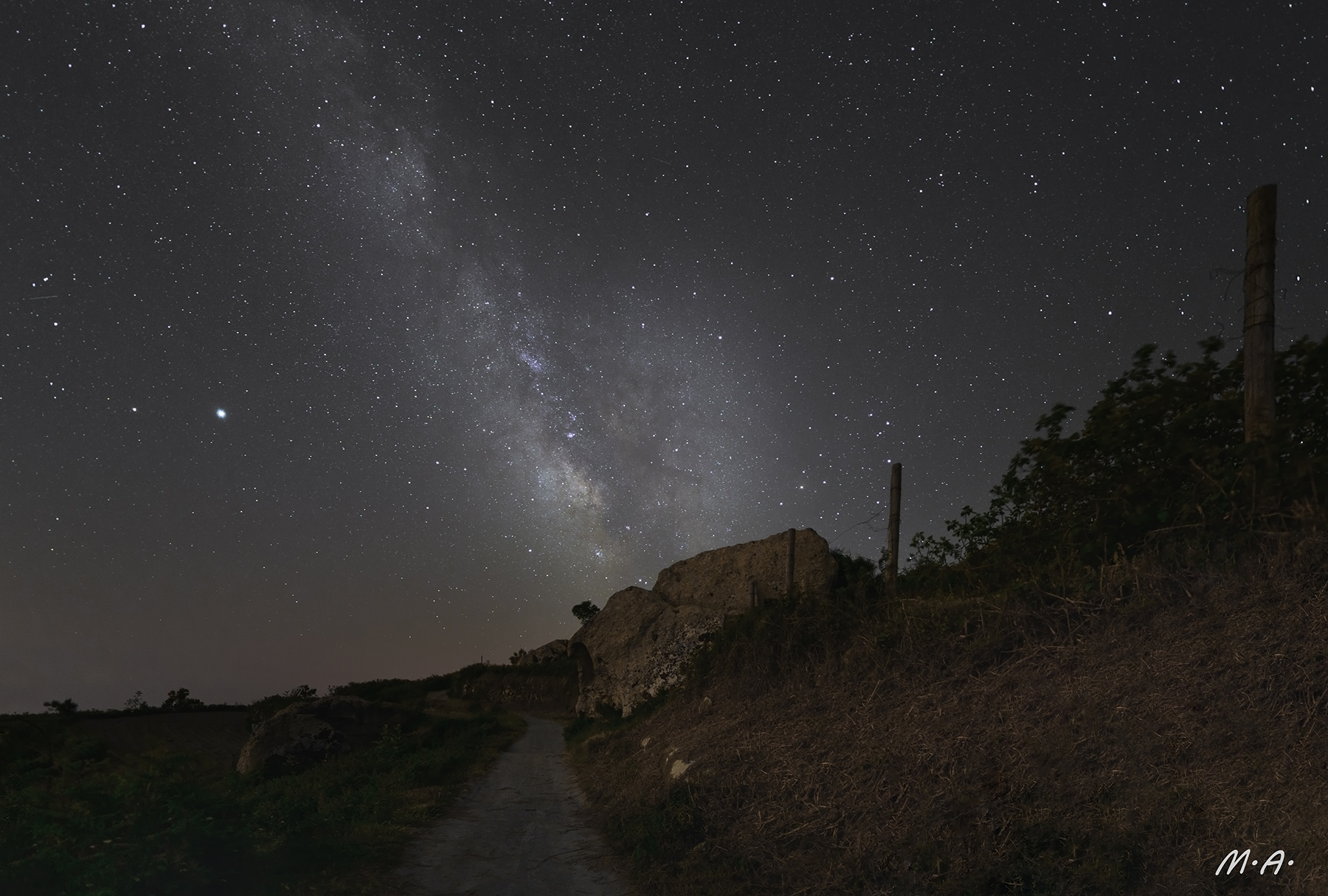 Road to the milky way