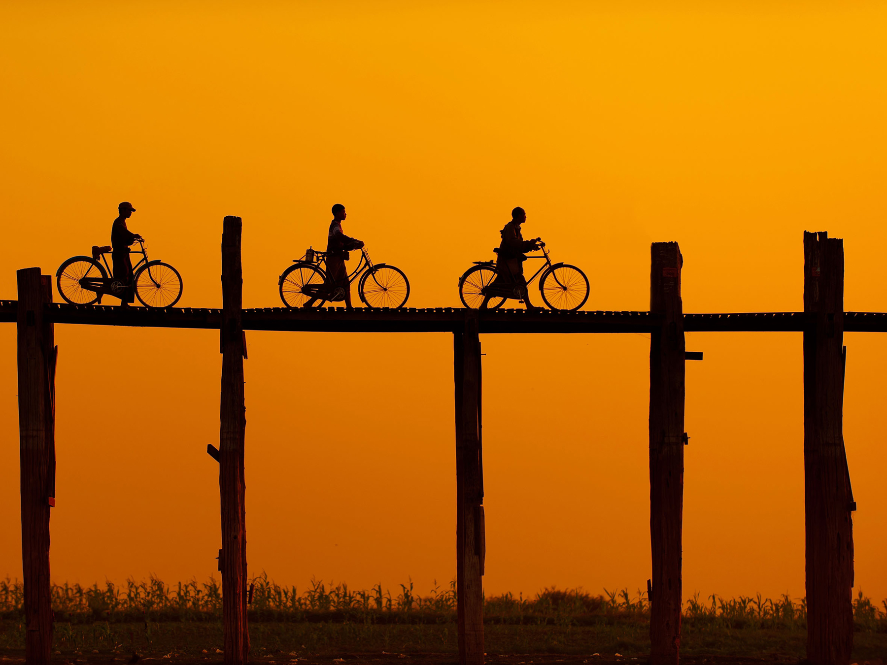 Il ponte U Bein, Myanmar