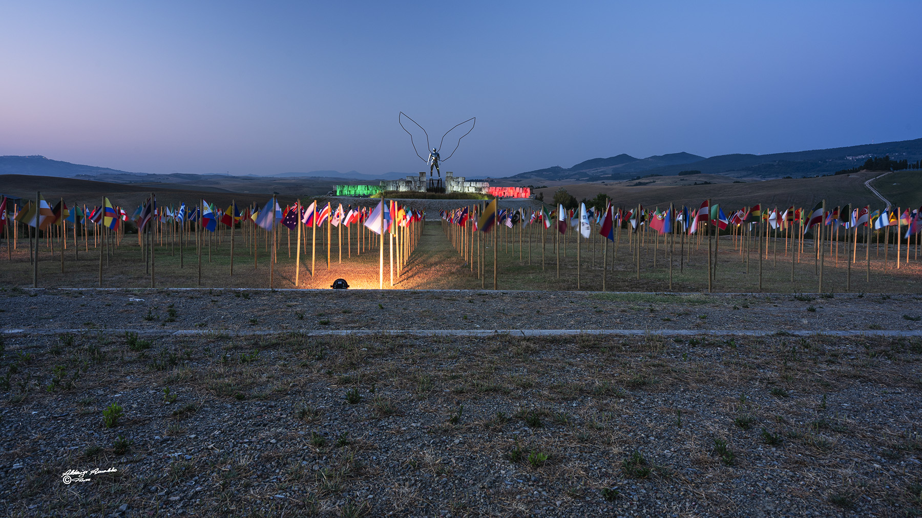 All'alba..Teatro del Silenzio..