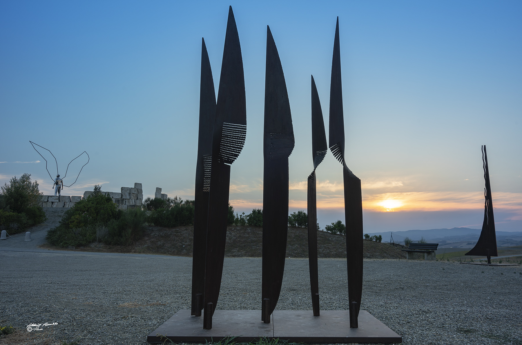 Sculture..Teatro del silenzio