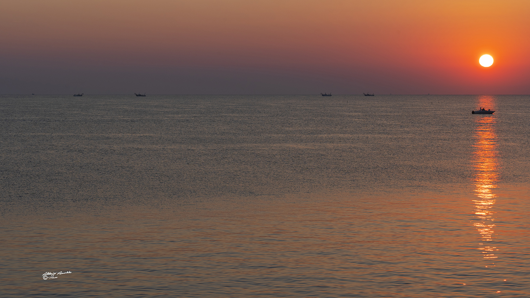 Vongolieri..al sorgere del sole..