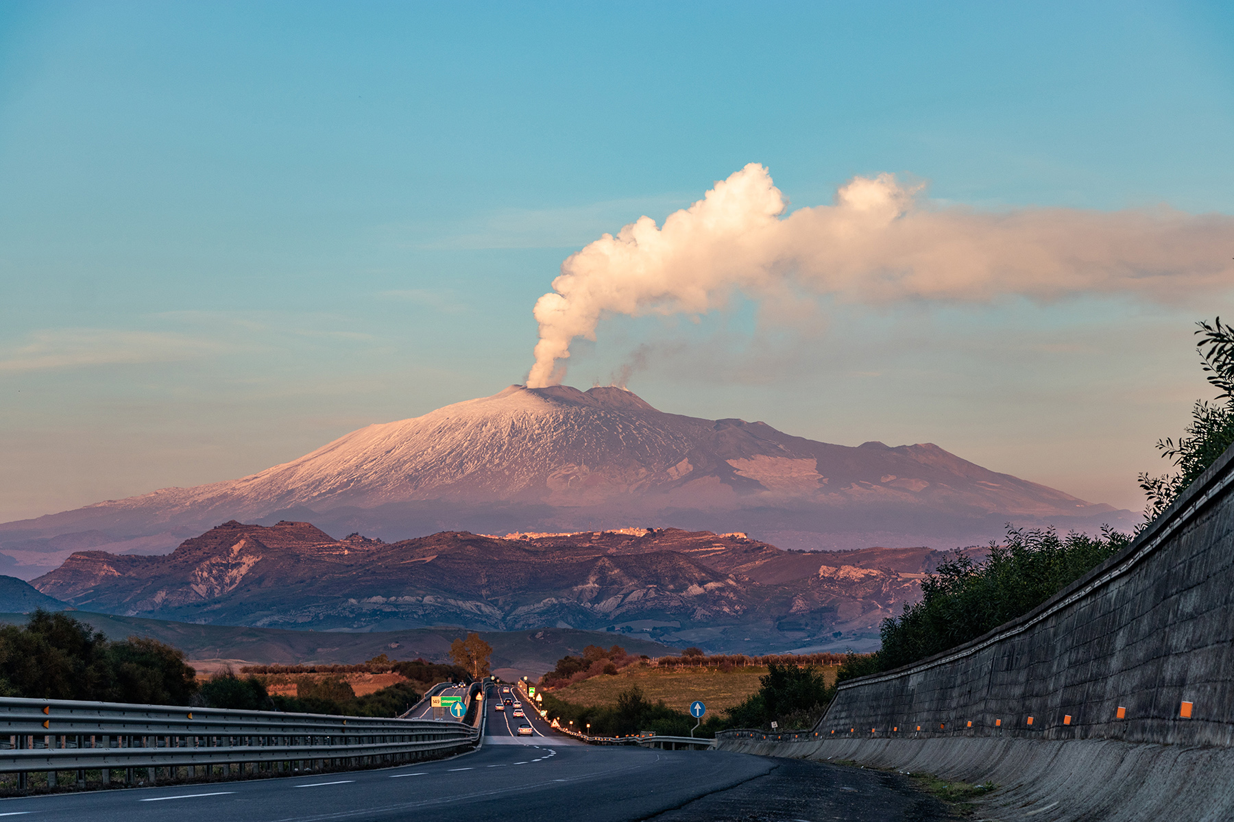 L'Etna in eruzione
