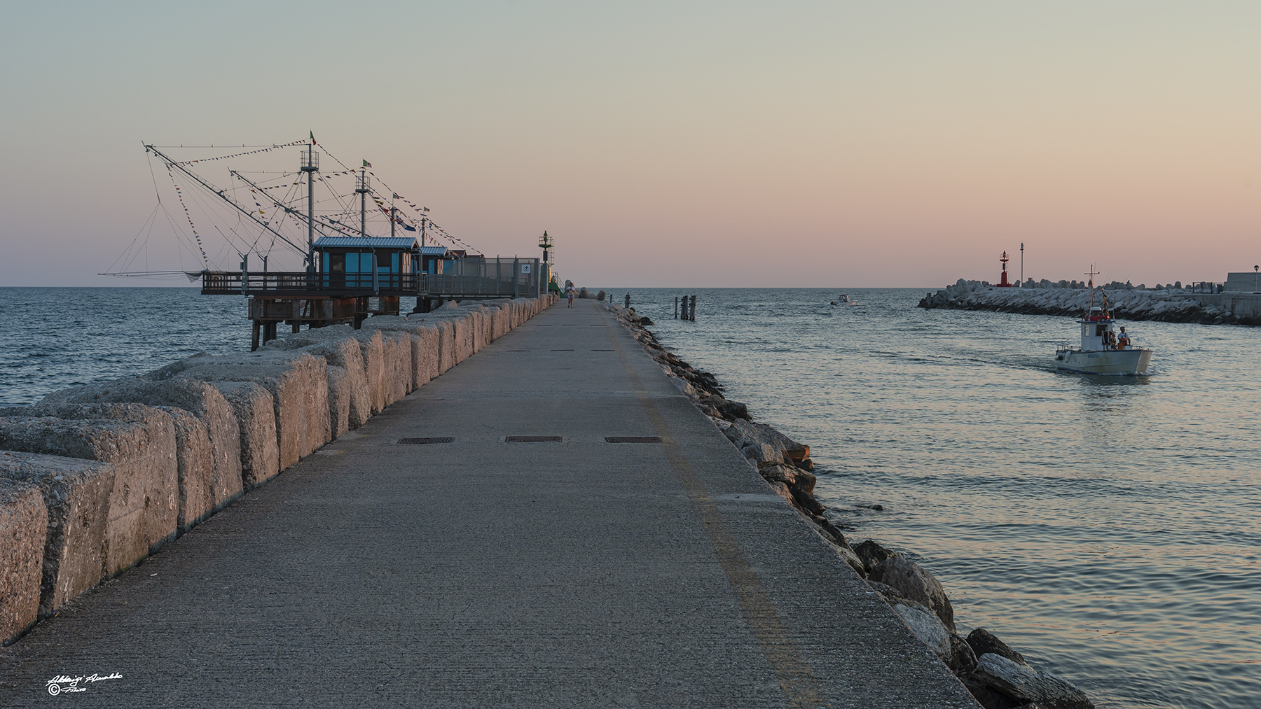 Trabucchi di Fano.. All'alba..