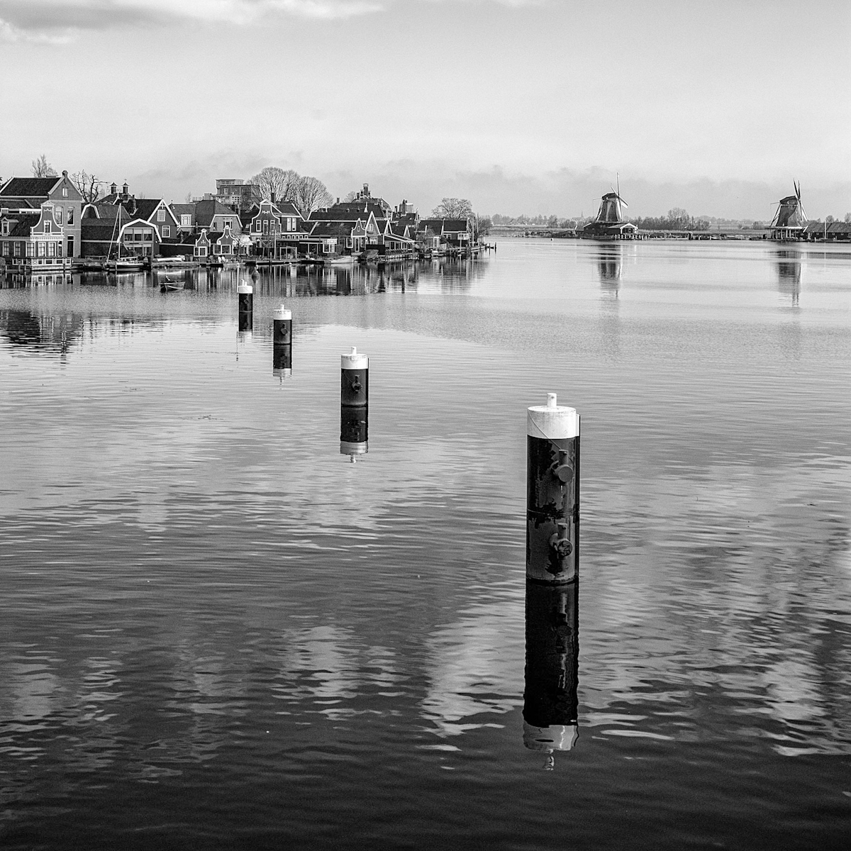 Amaterdam- Sul ponte verso Zaanse