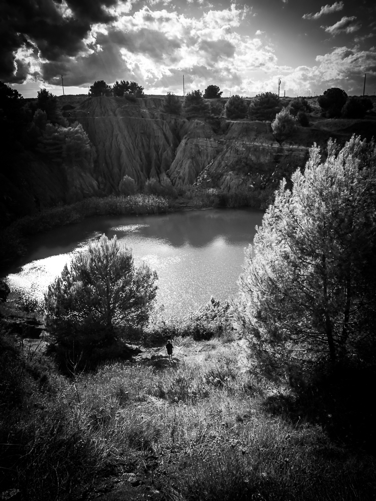 Cava di Bauxite (B&W Version)