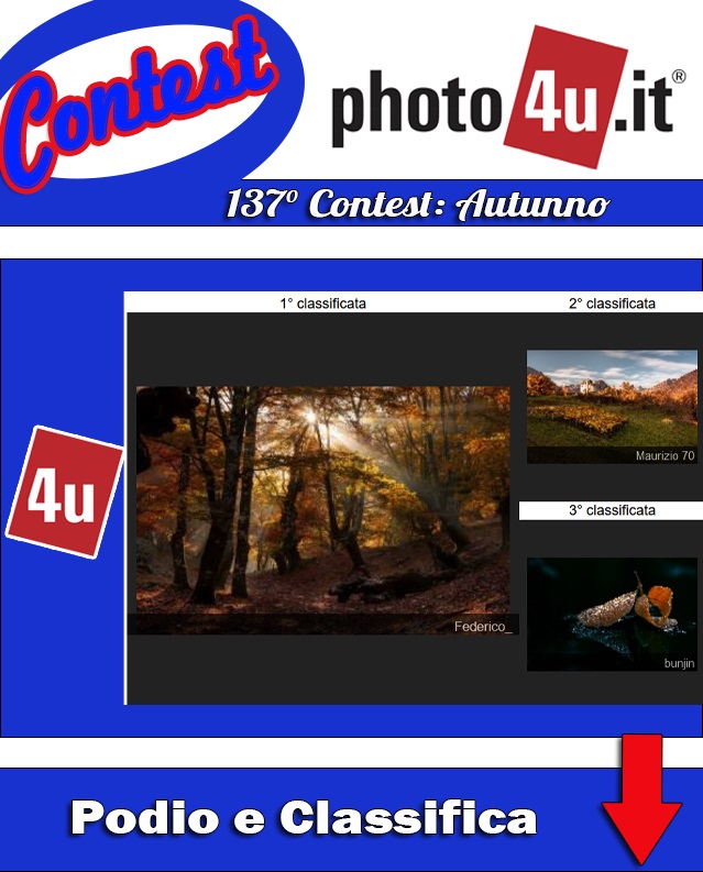137� Contest: Autunno Podio e Classifica