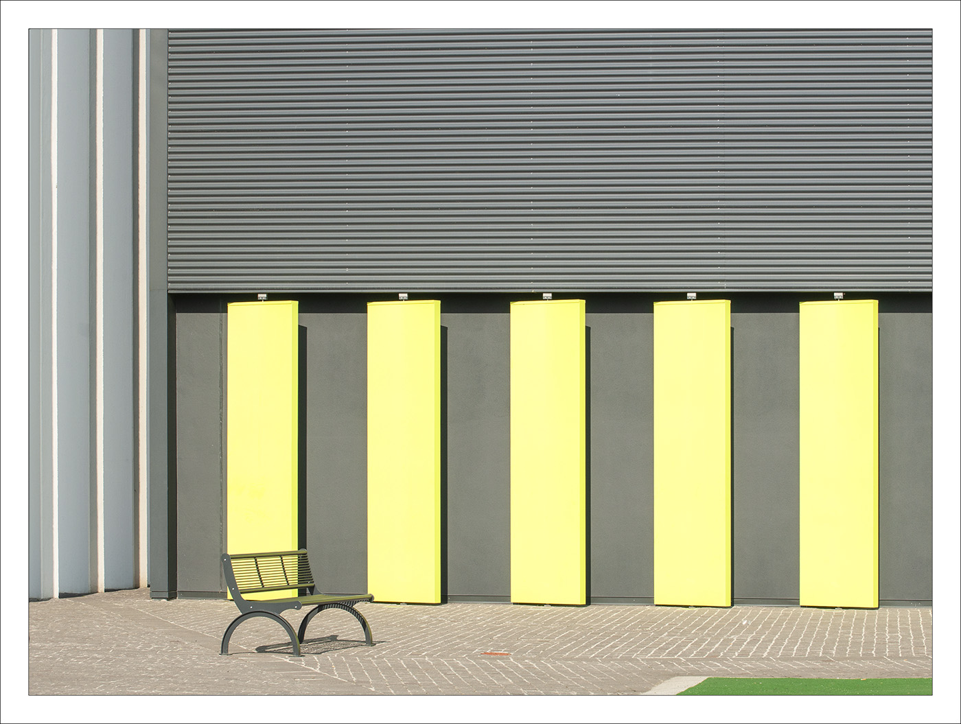 La panchina...geometrica