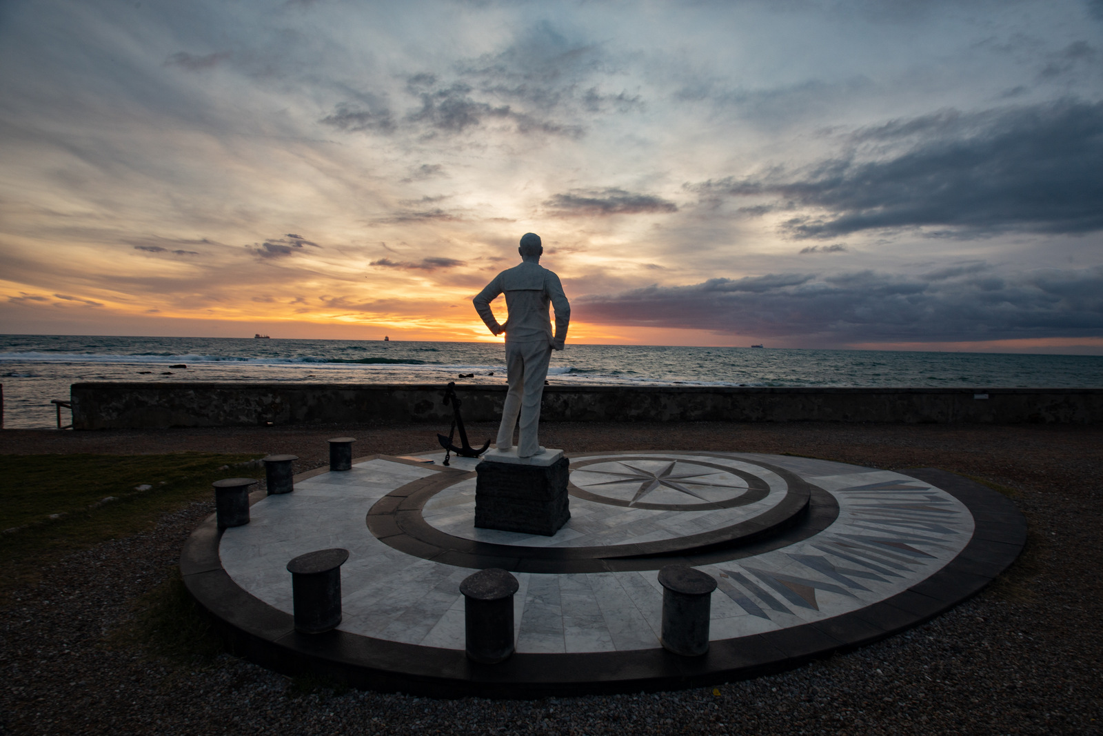 La statua al marinaio. - Livorno