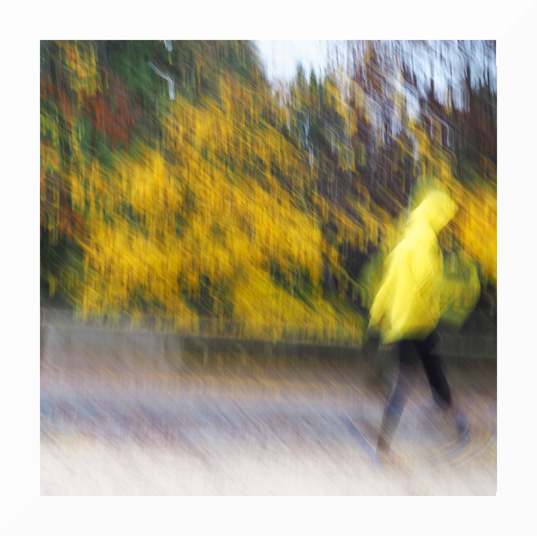 Podista nell'autunno