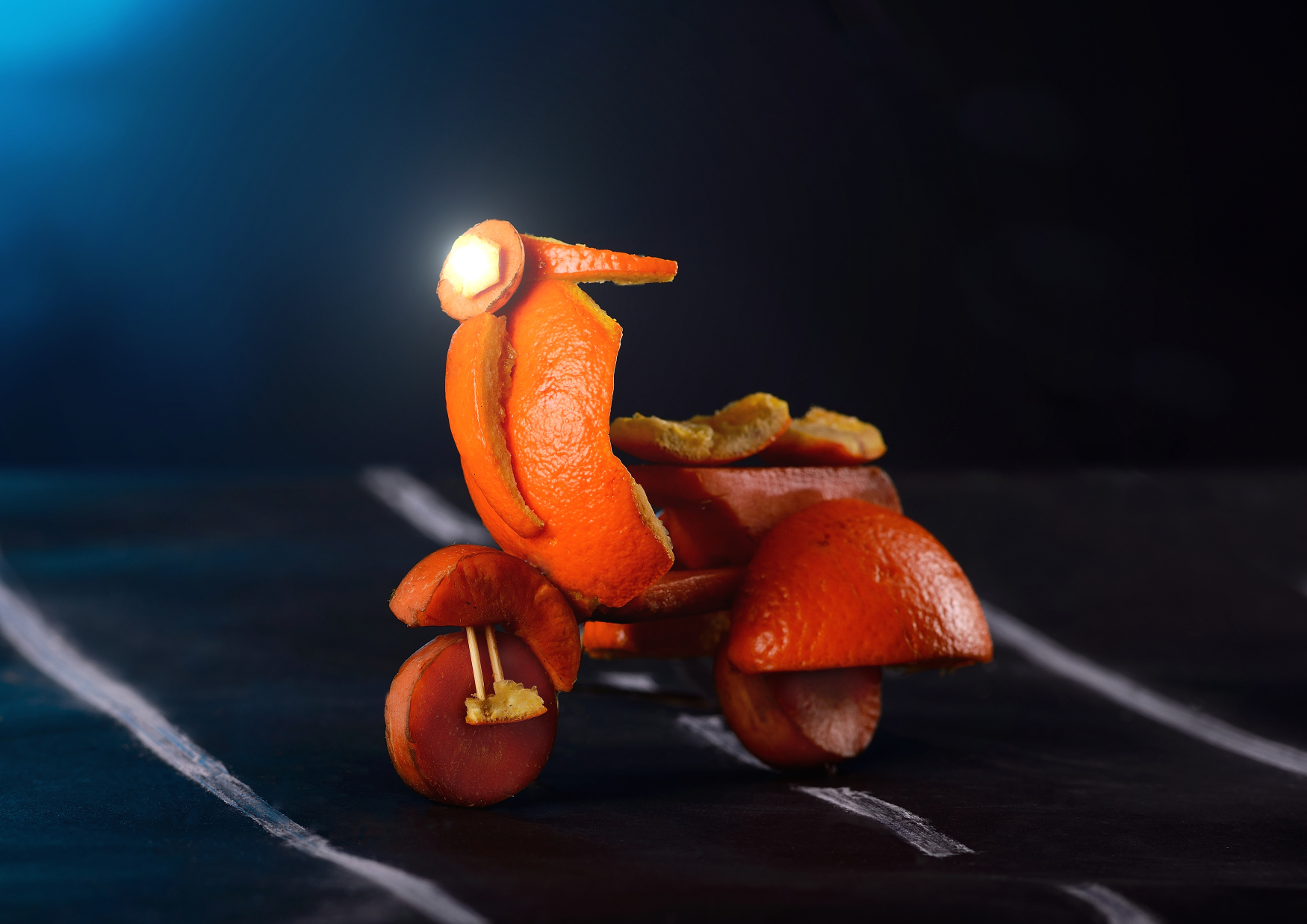 Vespa special orange