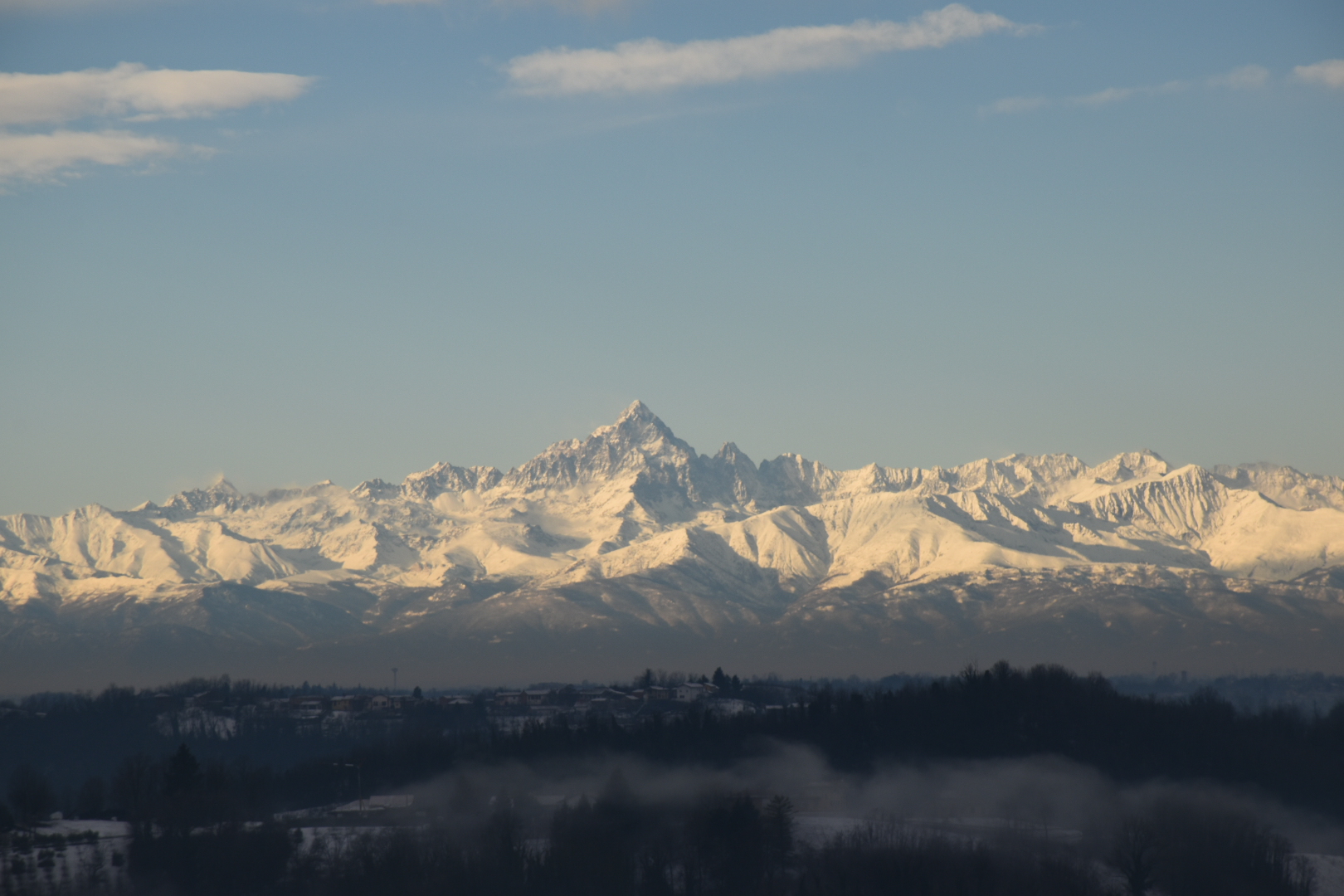 Alba con monviso....
