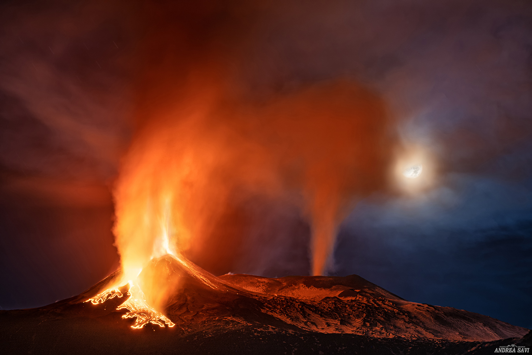 Etna - Eruzione del 21 Feb 2021
