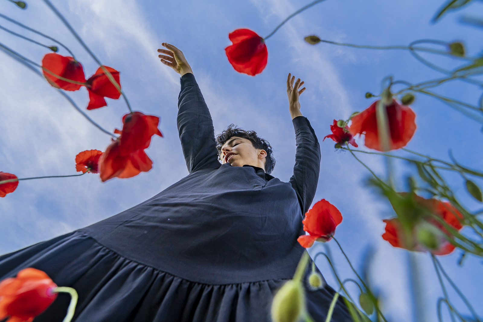 Ondeggiando cullata dal vento