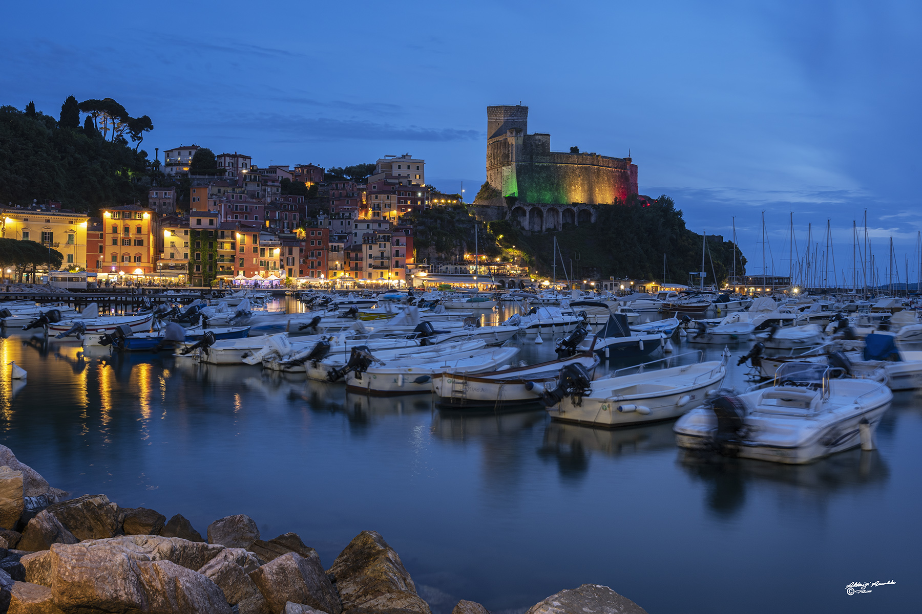 Sera... Castello di Lerici.29-05