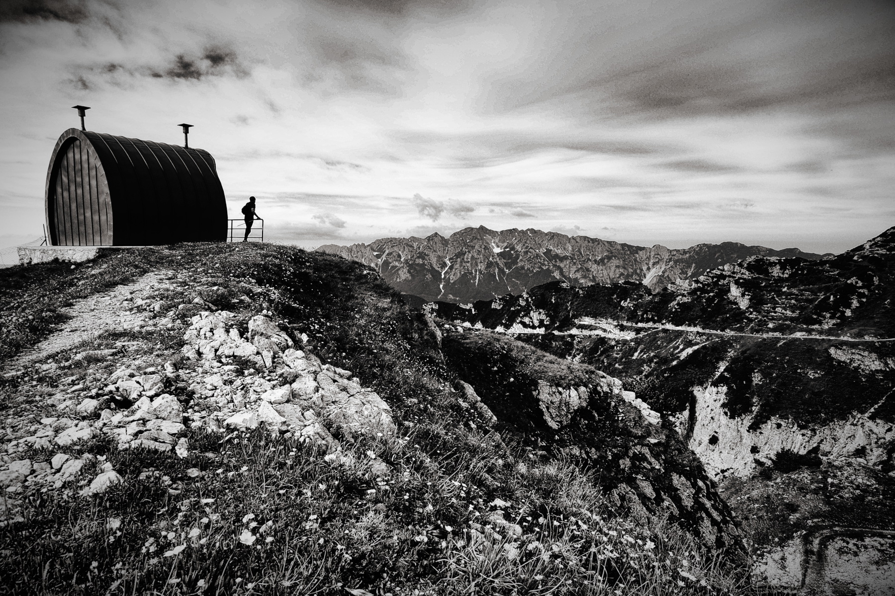 Autoscatto al bivacco