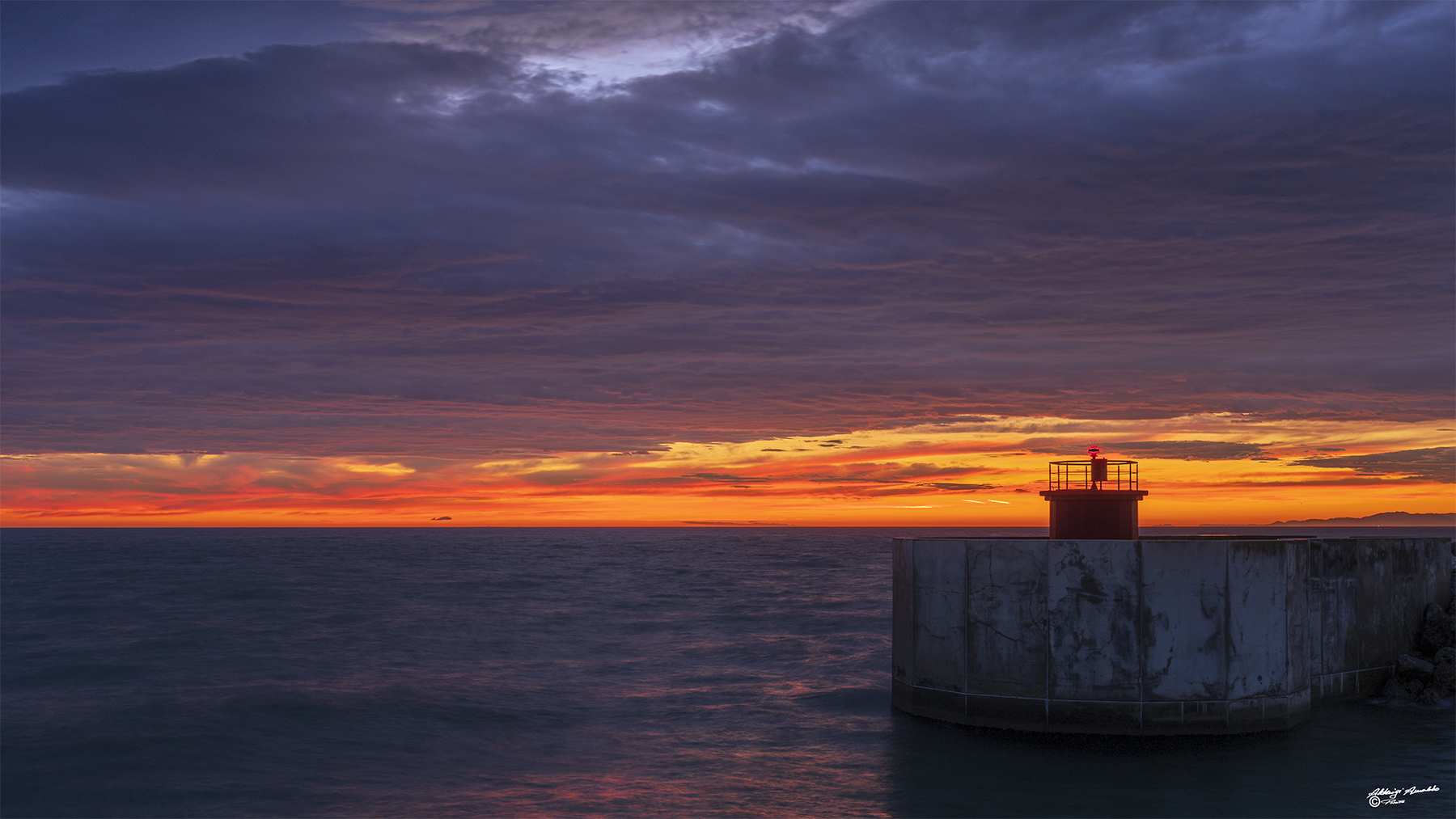 Tramonto Porto M.Pisa.