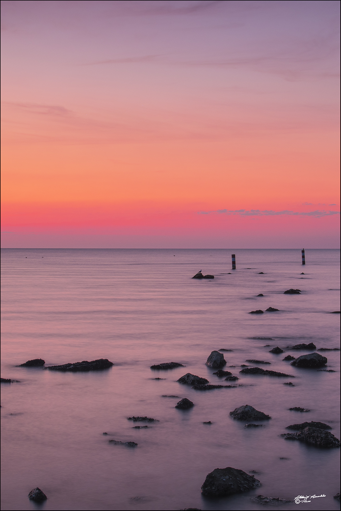 La bellezza dell'alba... Pesaro
