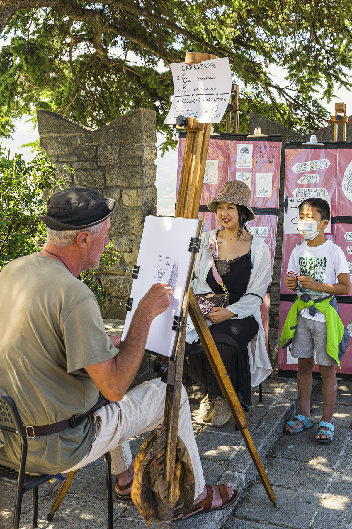 Ritrattista di strada..