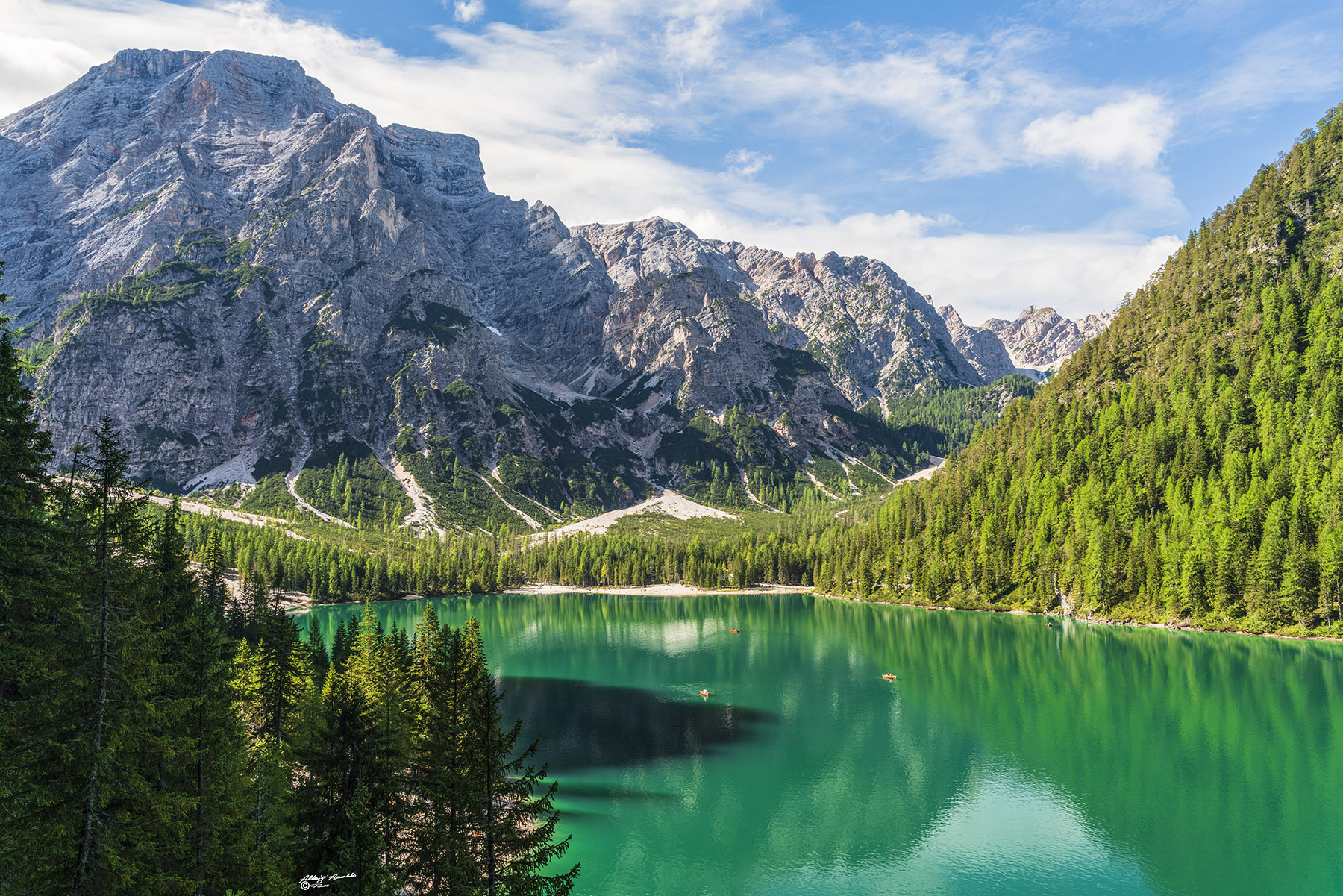 Il lago e la montagna.. Braies.