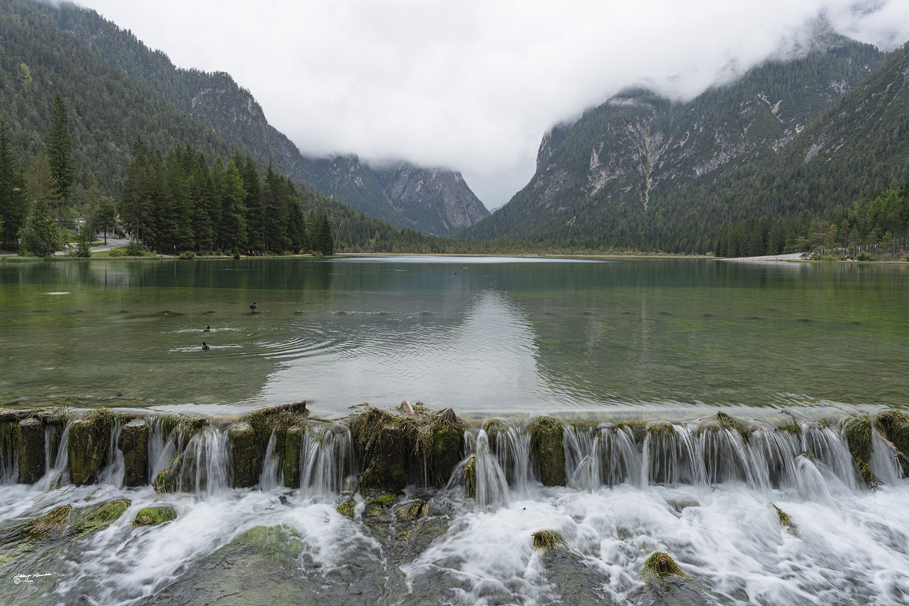 Foschia nella montagna... Lago Dobbiaco