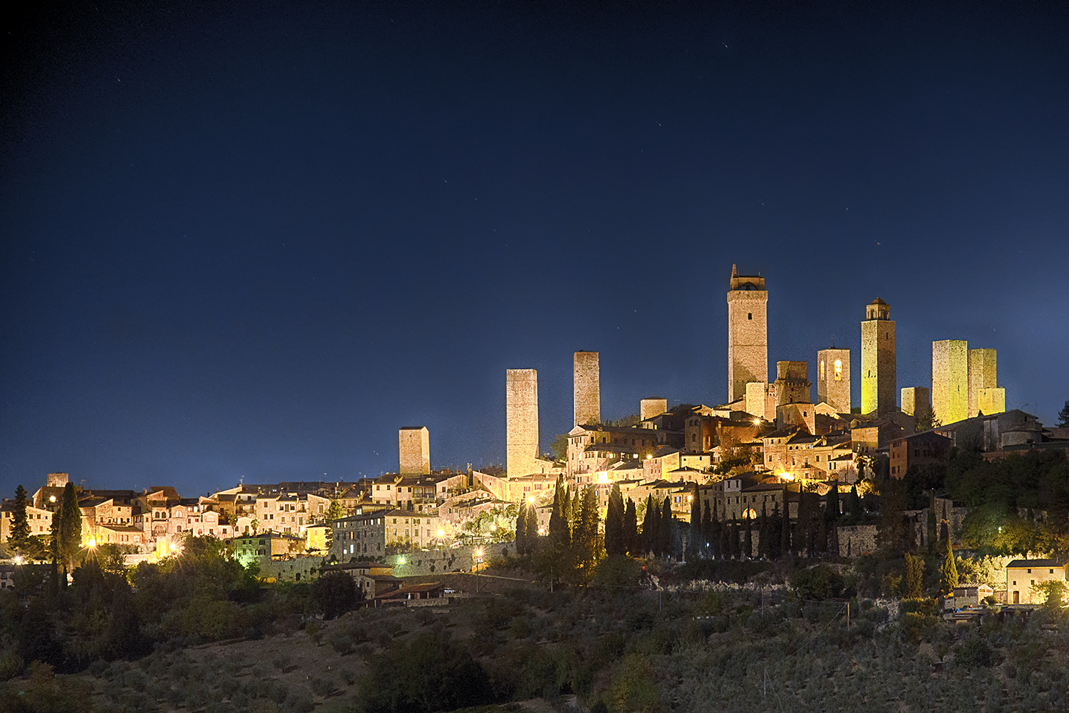San Gimignano by night