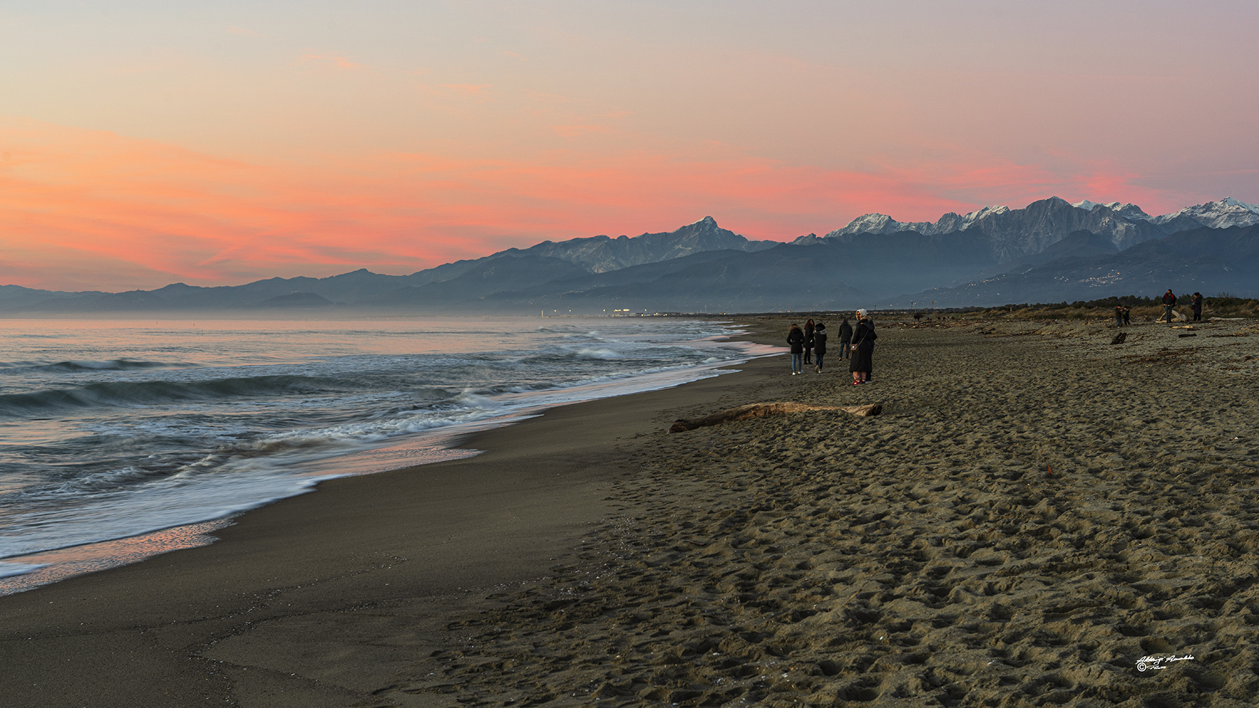 Tramonto d'inverno..M.Vecchiano 1