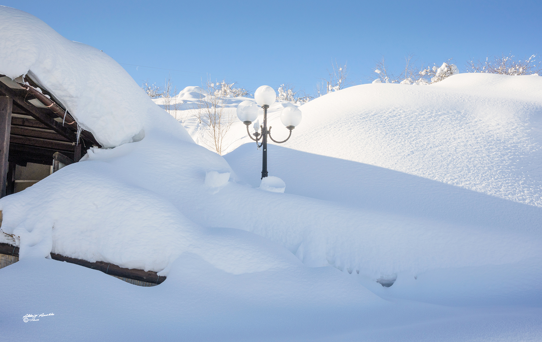 Lampione..nella neve..
