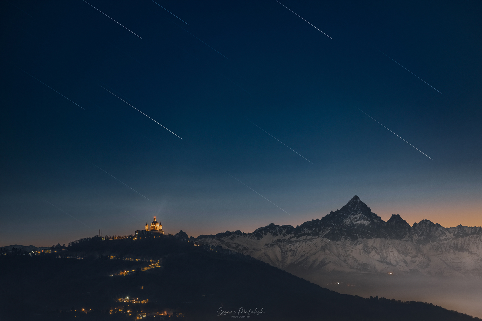 Pioggia di stelle sulla Superga