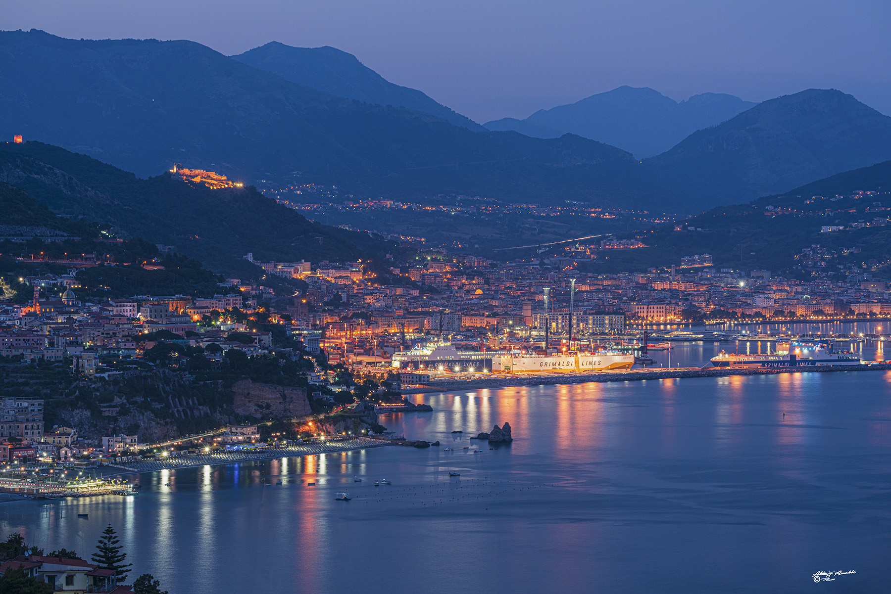 Si fa sera.. Vietri. Costa Amalfitana.