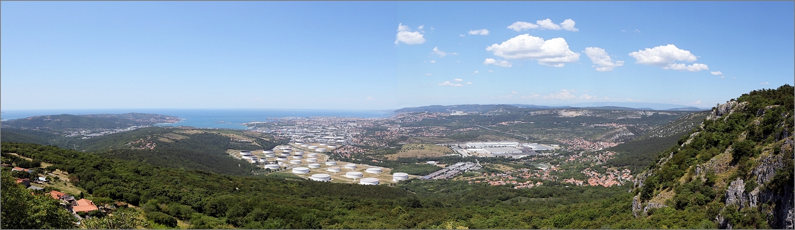 Trieste da Socerb (Slovenia)