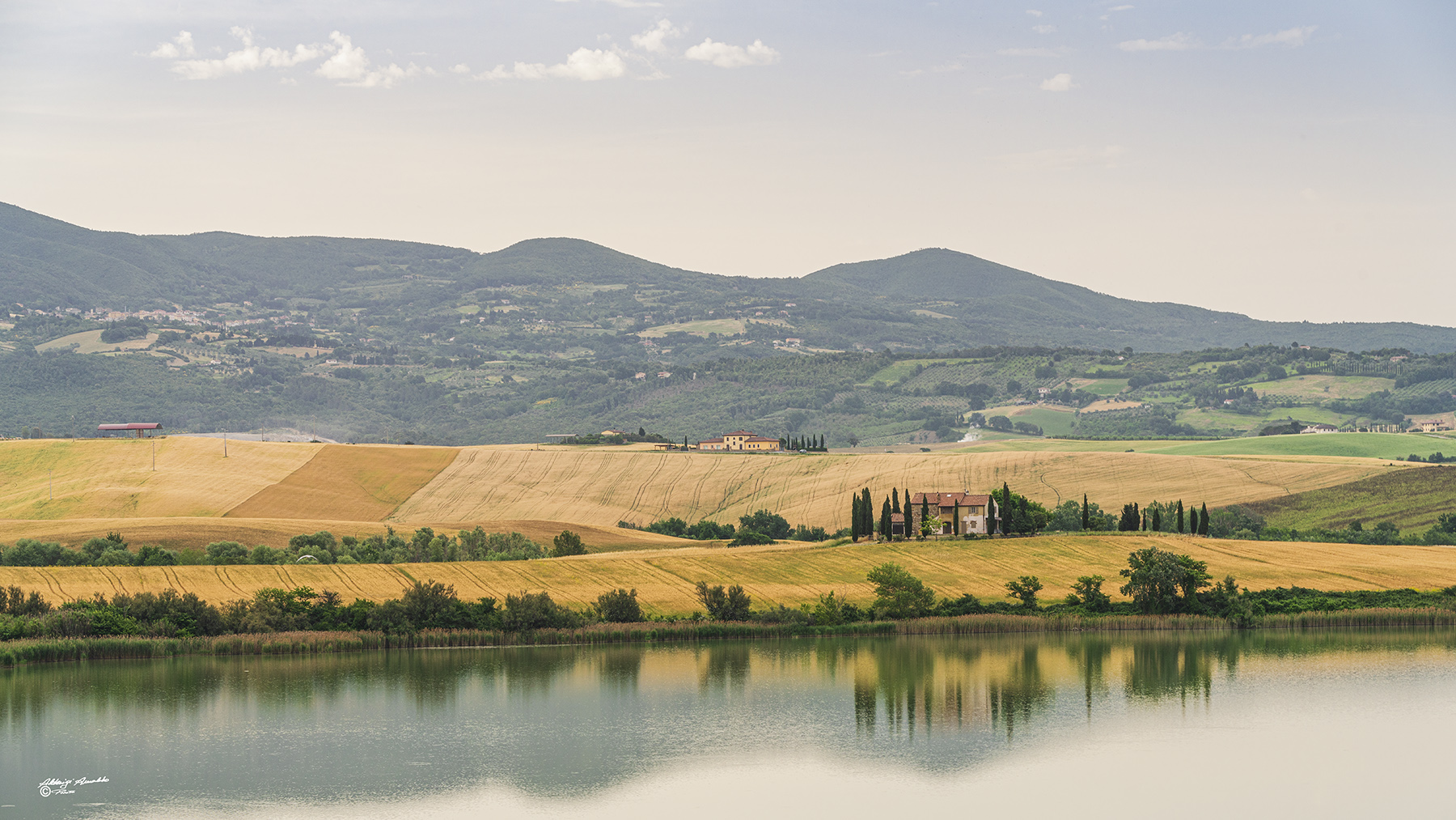 Lago di Santa Luce. Pisa.
