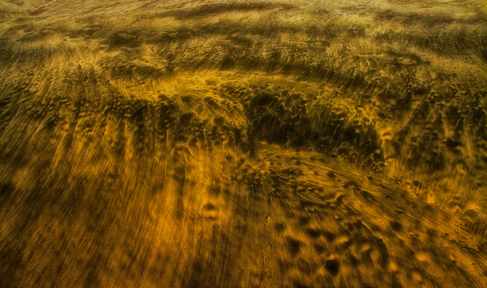 una cascata di sabbia