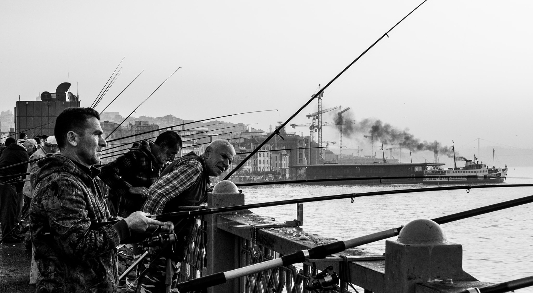 Istanbul, ponte di Galata, 2019