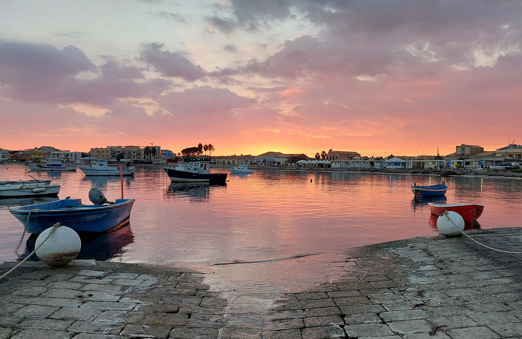 Tramonto su Marzamemi