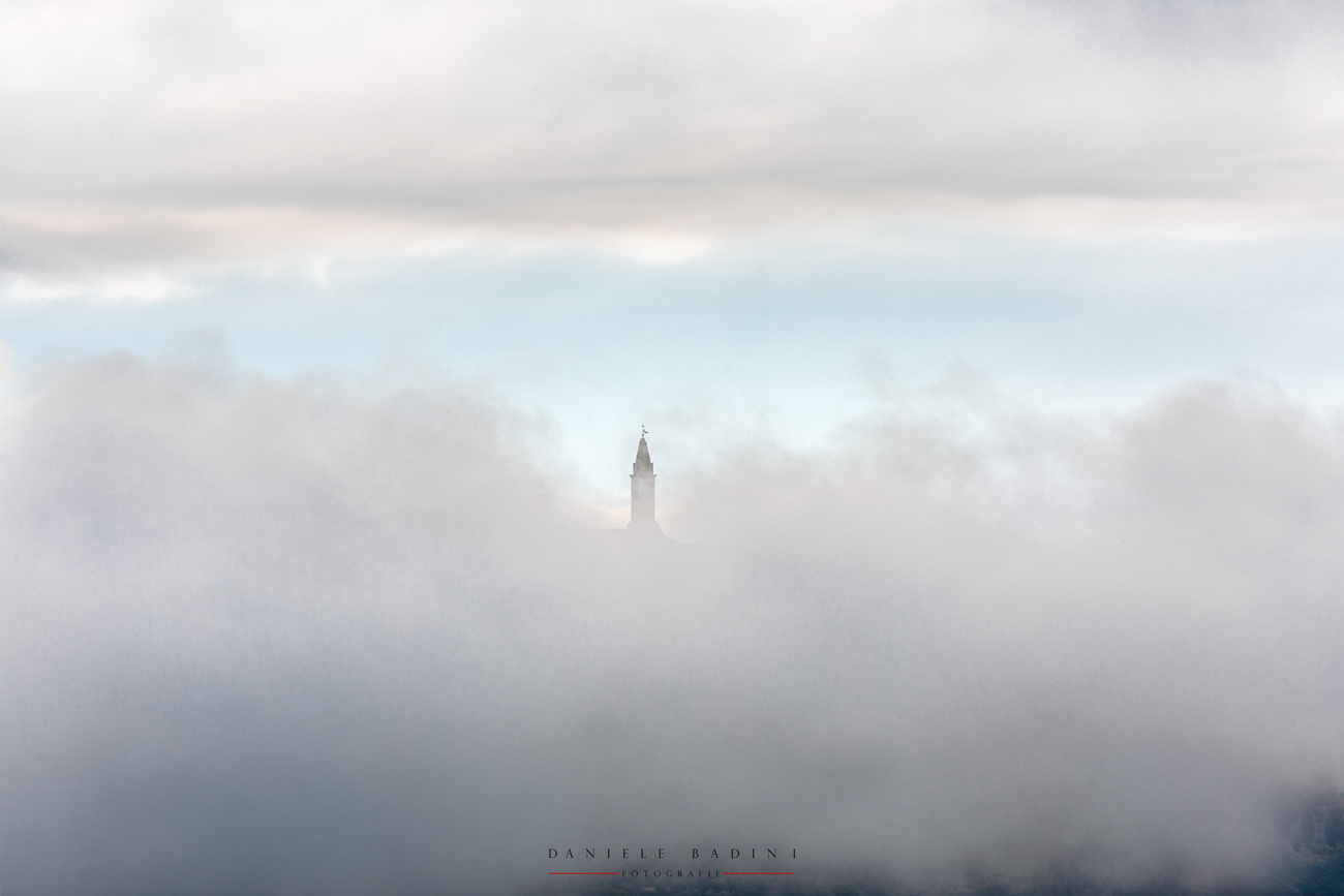 stamattina tra la nebbia