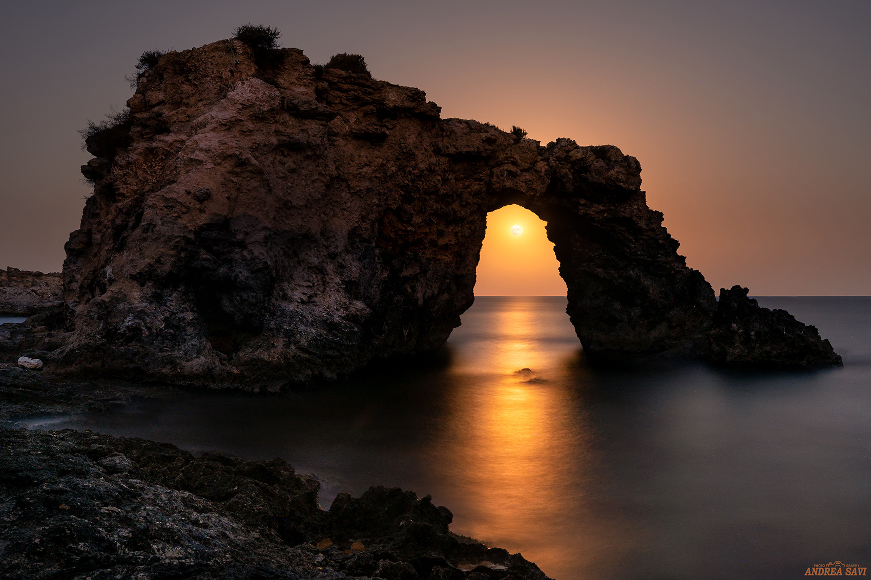 Alba Lunare a Punta Asparano