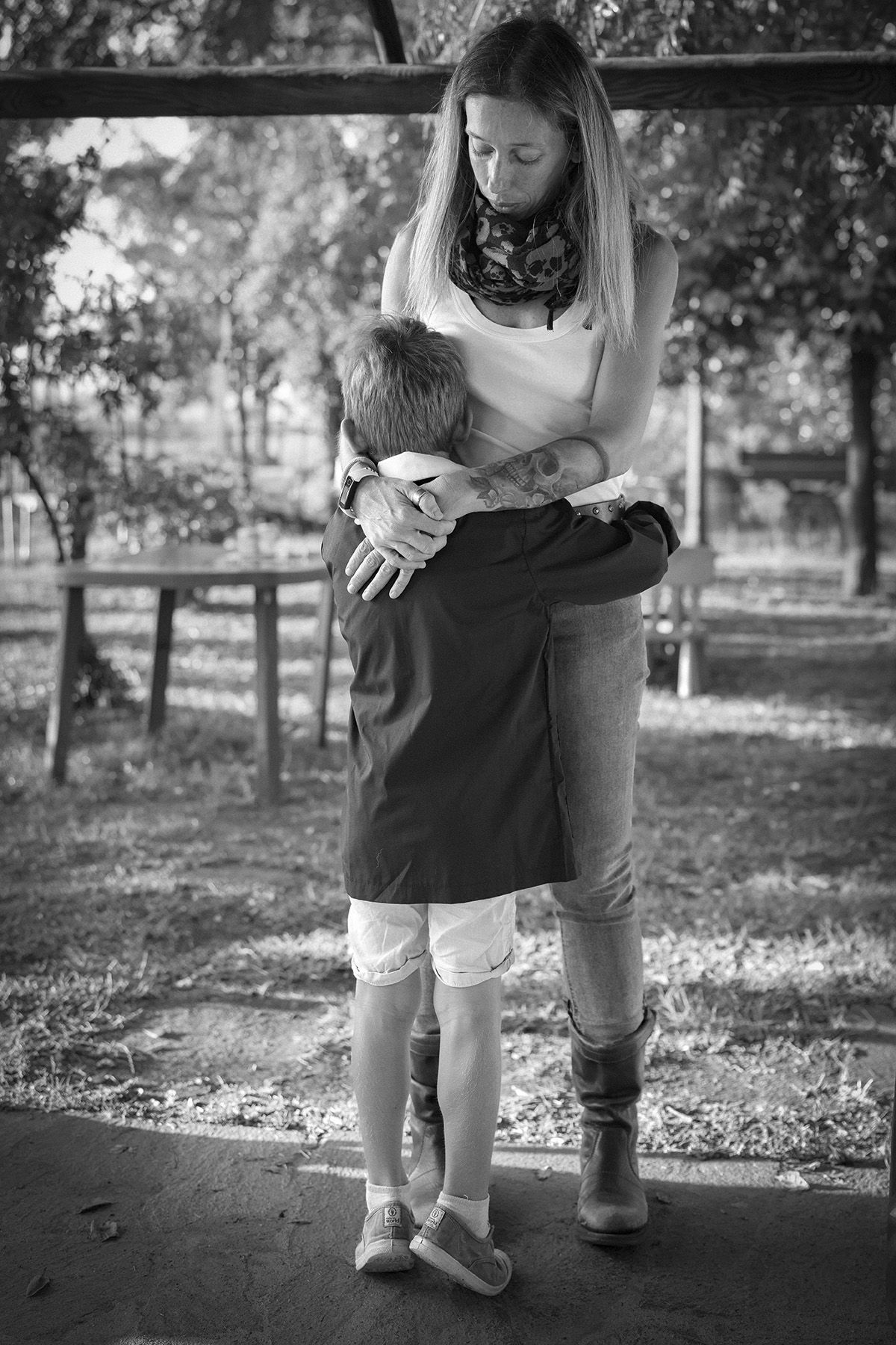 My first day...Mama...