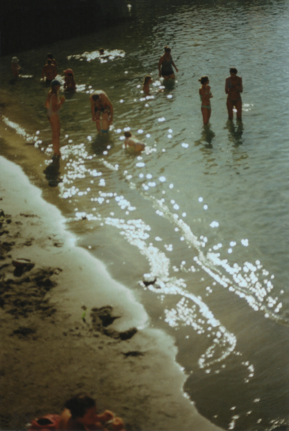 riflessi sulla spiaggia di Vernazza