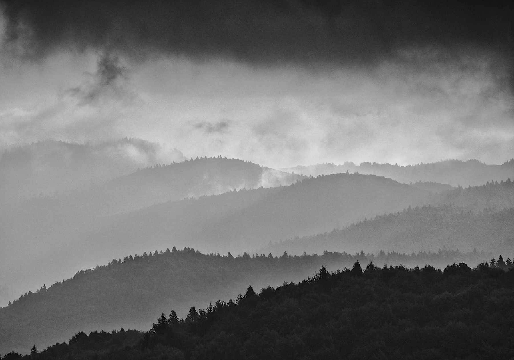 Nuvoloso sul Monte Grappa