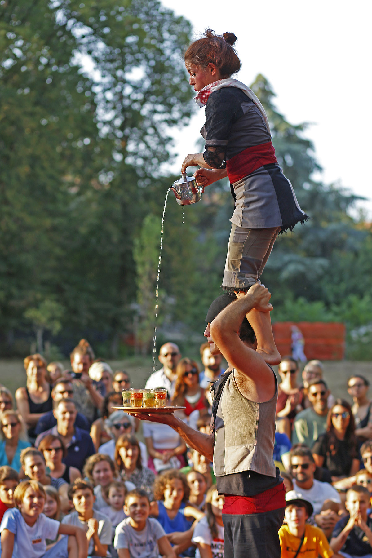 il bicchiere centrato