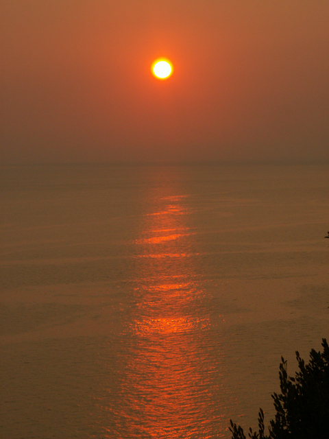 Tramonto sul'argentario