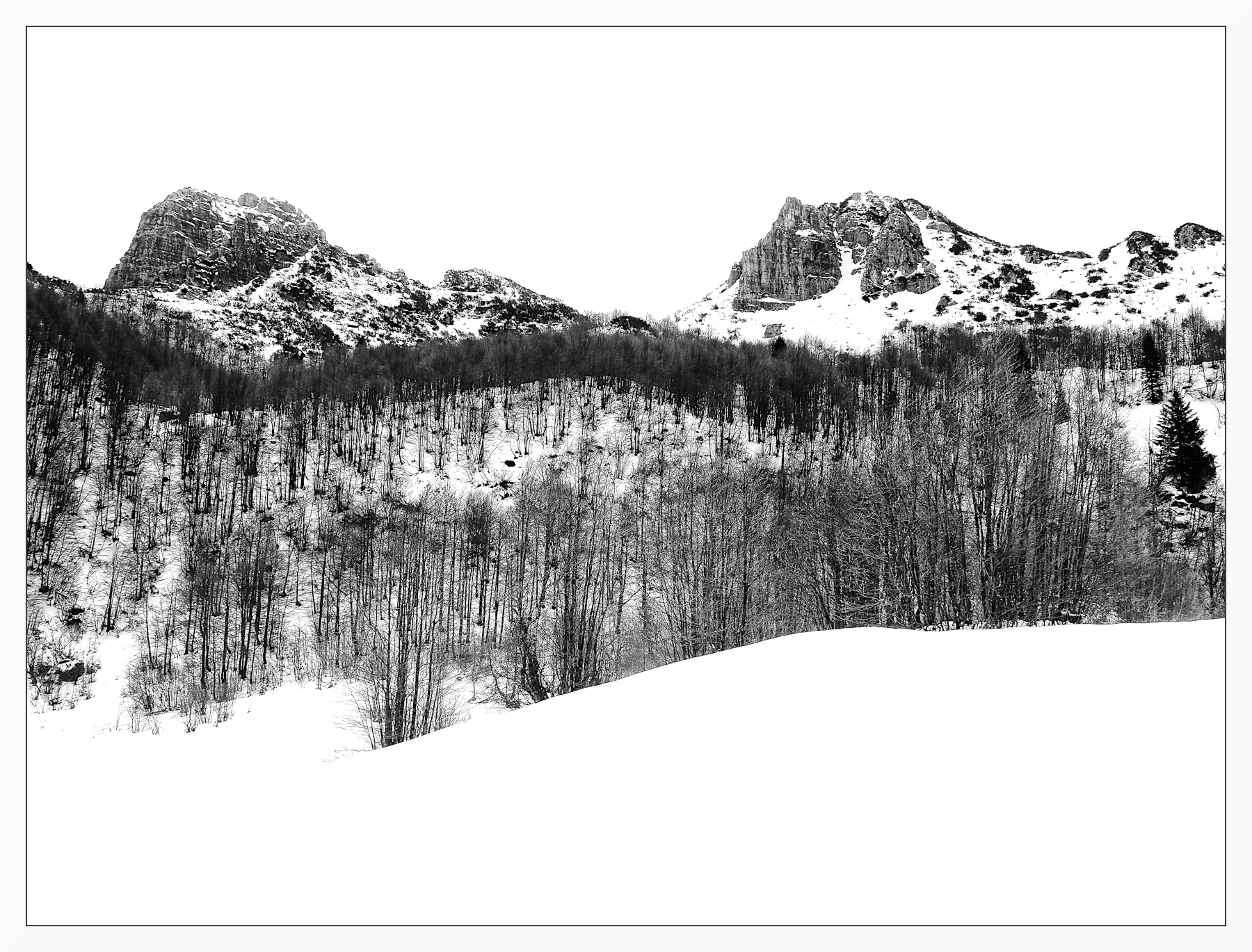 Alta Vallarsa imbiancata